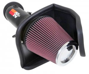 Dodge Challenger Performance Air Intake - K&N Engineering - Typhoon Short Ram - `15-`16