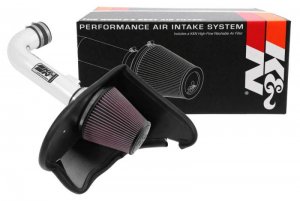 Chevrolet Camaro Performance Air Intake - K&N Engineering - Typhoon Short Ram - Silver - `16-`20
