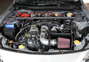 Subaru BRZ Performance Air Intake - K&N Engineering - 69 Series Typhoon - Silver - 2013