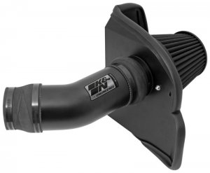 Dodge Challenger Performance Air Intake - K&N Engineering - Blackhawk - Black - `11-`13