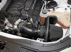 Dodge Challenger Performance Air Intake - K&N Engineering - Blackhawk - Black - `11-`13