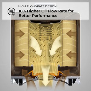 Mitsubishi Lancer Oil Filter - K&N Engineering - Wrench-Off - `03-`07