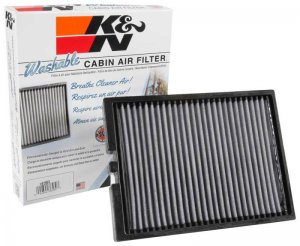Ford Mustang Cabin Air Filter - K&N Engineering - Washable, Reusable - `15-`17
