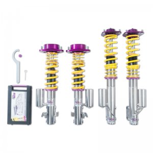 Subaru Impreza Coilover Kit - KW - KW Clubsport - Adjustable Rebound / Compression with Aluminum Top Mounts - `05 - `07