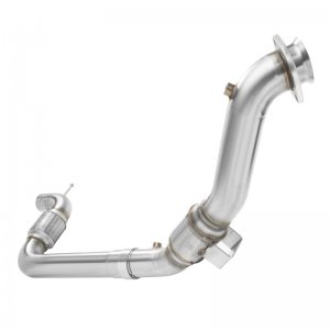 Ford Mustang Performance Exhaust - Kooks Headers - 3in Stainless Steel GREEN Catted Comp Downpipe - `15-`23