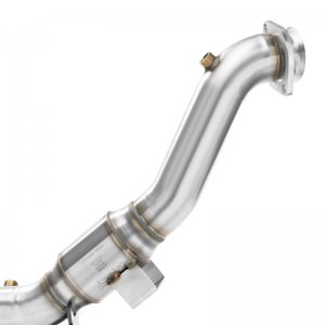 Ford Mustang Performance Exhaust - Kooks Headers - 3in Stainless Steel GREEN Catted Comp Downpipe - `15-`23