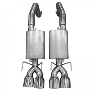 Chevrolet Corvette C6 Z06 Performance Exhaust - Kooks Headers - Axle Back with Polished tips - `06-`13