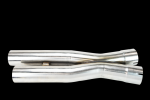 Chevrolet Corvette C7 Performance Exhaust - Kooks Headers - Cat X-Pipe, Stainless Steel, 3in. x 2-3/4in. (OEM), Catted - `14-`19