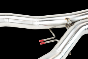 Chevrolet Corvette C7 Performance Exhaust - Kooks Headers - Cat X-Pipe, Stainless Steel, 3in. x 2-3/4in. (OEM), Catted - `14-`19