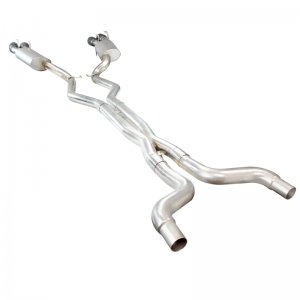 Chevrolet Camaro SS Performance Exhaust - Kooks Headers - Cat Back with 4in Slash Cut Tips - Black - `10-`15