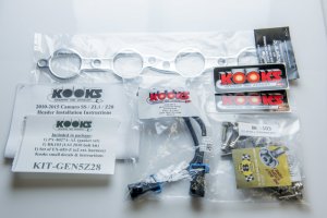 Chevrolet Camaro Z28 Performance Exhaust - Kooks Headers - Long Tube Headers with Green Catted Connection Pipes - Green - `14-`15