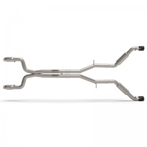 Chevrolet Camaro SS Performance Exhaust - Kooks Headers - Catted Header-Back Street Screamer with X-Pipe and Bullet Race Mufflers - Black - `16-`24