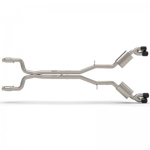 Chevrolet Camaro SS Performance Exhaust - Kooks Headers - 3in GREEN Catted Header-Back with X-Pipe and Quad Tips - Black - `16-`24