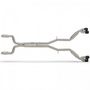 Chevrolet Camaro SS Performance Exhaust - Kooks Headers - 3in GREEN Catted Header-Back Street Screamer with Quad Tips - Black - `16-`24