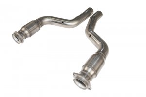 Chrysler 300C SRT8 Performance Exhaust - Kooks Headers - 3in x 3in Outlet GREEN Catted Stainless Steel Connection Pipes - `06-`15