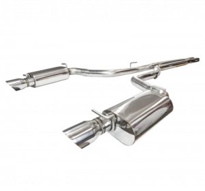 Dodge Charger SRT8 Performance Exhaust - Kooks Headers - X-Pipe with Polished Kooks Mufflers - `06-`10