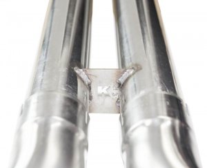 Dodge Charger SRT8 Performance Exhaust - Kooks Headers - X-Pipe with Polished Kooks Mufflers - `06-`10