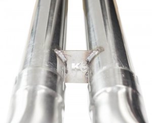 Dodge Charger SRT8 Performance Exhaust - Kooks Headers - X-Pipe with Polished Kooks Mufflers - `06-`10