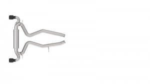 Toyota Supra Performance Exhaust - Kooks Headers - Axle Back, 3in SS - Black - 2020