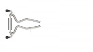 Toyota Supra Performance Exhaust - Kooks Headers - Axle Back, 3in SS - Black - 2020