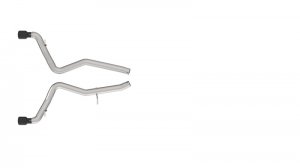 Toyota Supra Performance Exhaust - Kooks Headers - 3in Stainless Steel Muffler Delete Axle-Back - Black - 2020