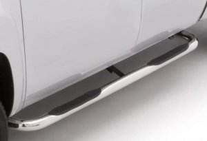 Toyota Tacoma Nerf Bars - LUND - Round Bent - Polished - `05-`17