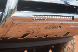Toyota Tacoma Bull Bar - LUND - With LED Light Bar - Polished - `05-`15