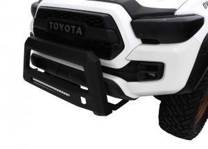 Toyota Tacoma Bull Bar - Front - LUND - Revolution with LED Light - Matte Black - `16-`17