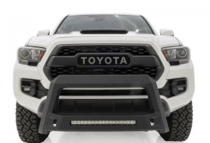 Toyota Tacoma Bull Bar - Front - LUND - Revolution with LED Light - Matte Black - `16-`17