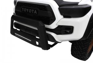 Toyota Tacoma Bull Bar - Front - LUND - Revolution with LED Light - Matte Black - `16-`17