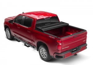 Toyota Tacoma Tonneau Cover - LUND - Hard Fold - Black - `16-`23
