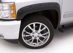Toyota Tacoma Fender Flares - Front + Rear - LUND - RX-Rivet Style Textured - Black - `16-`17
