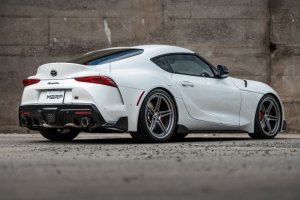 Toyota Supra Performance Exhaust - Dual Rear Exit - MBRP - Cat Back, T304 Stainless Steel, Burnt End Tips - 2020