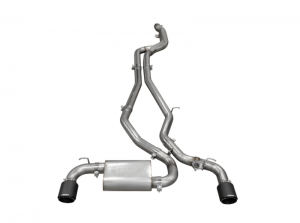 Toyota Supra Performance Exhaust - Rear - MBRP - Cat Back Dual Rear Exit - Carbon Fiber - 2020