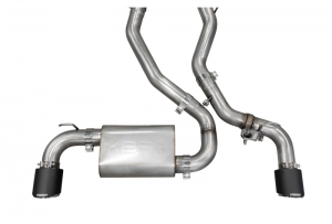 Toyota Supra Performance Exhaust - Rear - MBRP - Cat Back Dual Rear Exit - Carbon Fiber - 2020