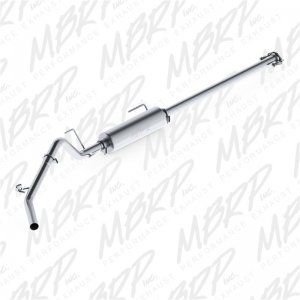 Toyota Tacoma Performance Exhaust - MBRP - Armor Lite Cat Back, Single Exit - `05-`13