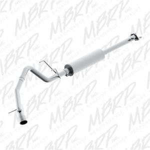 Toyota Tacoma Performance Exhaust - Single Side Exit - MBRP - Cat Back ARMOR PLUS Series T409 Stainless Steel - `01-`05