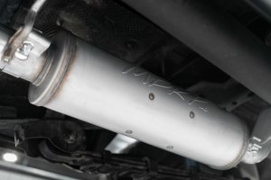 Toyota Tacoma Performance Exhaust - Single Side Exit - MBRP - Cat Back, Armor Lite, Aluminized - 2016