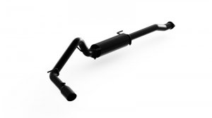 Toyota Tacoma Performance Exhaust - MBRP - Cat Back, Single Side Exit, Armor BLK - Black - 2016