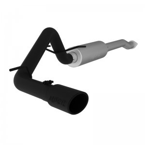Toyota Tacoma Performance Exhaust - MBRP - Cat Back, Single Side Exit, Armor BLK - Black - 2016