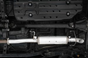 Toyota Tacoma Performance Exhaust - Single Side Exit - MBRP - Cat Back, Turn Down Style, T409 Stainless Steel - 2016