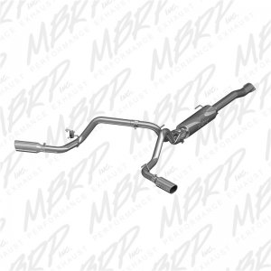 Toyota Tacoma Performance Exhaust - MBRP - Armor Plus Cat Back Dual Split Side Exit T409 - 2016