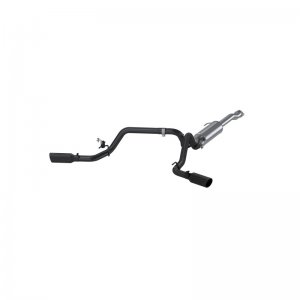 Toyota Tacoma Performance Exhaust - MBRP - Cat Back, Dual Split Side - Black - 2016