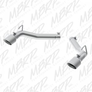 Chevrolet Camaro Performance Exhaust - Rear - MBRP - Axle Back Muffler Delete, T304 Stainless Steel, Dual Rear Exit - `10-`15