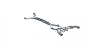 Chevrolet Camaro SS Performance Exhaust - Dual Rear Exit - MBRP - Cat Back, Dual, Armor Plus, 3in, T409 Stainless Steel, 409 (Non NPP Models) - `16-`19