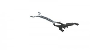 Chevrolet Camaro SS Performance Exhaust - Rear - MBRP - Armor BLK Series Cat Back - Black - `16-`19