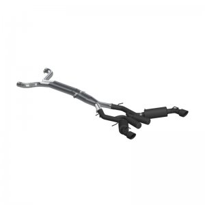 Chevrolet Camaro SS Performance Exhaust - Rear - MBRP - Armor BLK Series Cat Back - Black - `16-`19