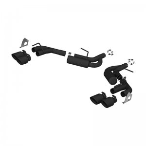 Chevrolet Camaro Performance Exhaust - Rear - MBRP - Axle Back System BLK with 4in Quad Dual Wall Tips - Black - `16-`19