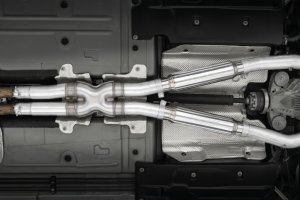 Dodge Challenger RT Performance Exhaust - Dual Rear - MBRP - Cat Back, Quad Carbon Fiber Tips, Street Version - `15-`16