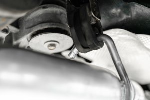 Dodge Challenger Performance Exhaust - Dual Rear Exit - MBRP - Cat Back, Race Version, T304 Stainless Steel with Quad Carbon Fiber Tips - `15-`16